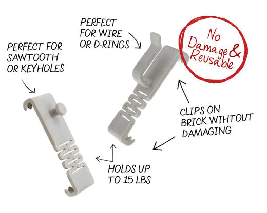 How to use DécoBrick™ hangers